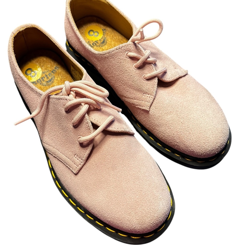 DR. MARTEN'S Iced Pink Suede‎ Oxford Shoes